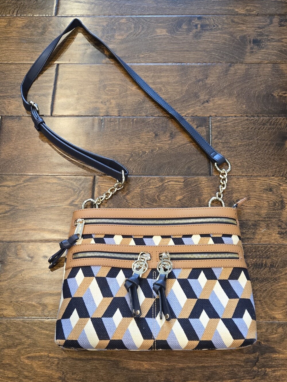 Spartina 449 Crossbody Bag Geometric Pattern